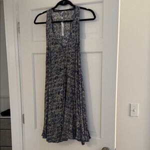 Poupette St. Barth Blue and White  Dress